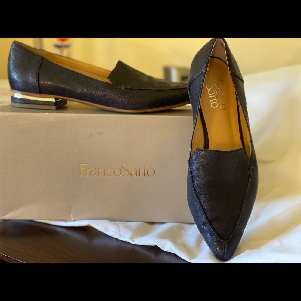Franco Sarto Slip On - Navy - Size 7